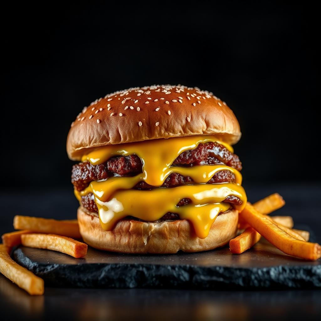 Cheeseburger maison